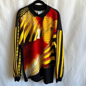 Adidas vintage #1 Home Goalkeeper Soccer Shirt Jersey, size XL